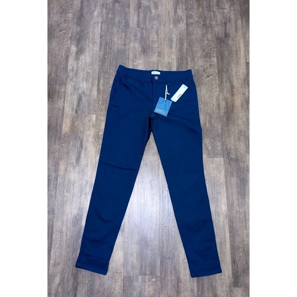 Market & Spruce Rosabel Skinny Pant Women's Turquoise Blue Size‎ 4 New With Tags